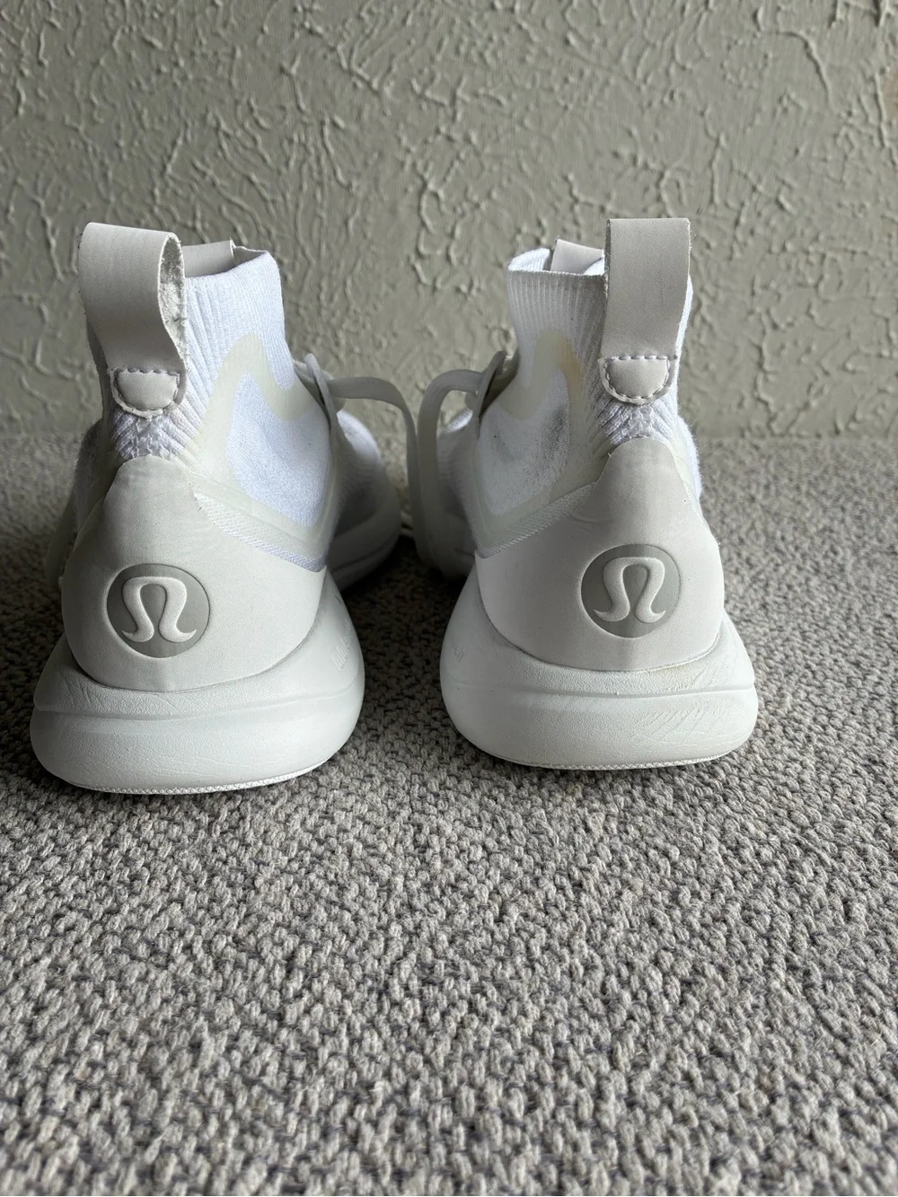 Lululemon Chargefeel Workout Mid White Running Shoes Women's.Sz 6